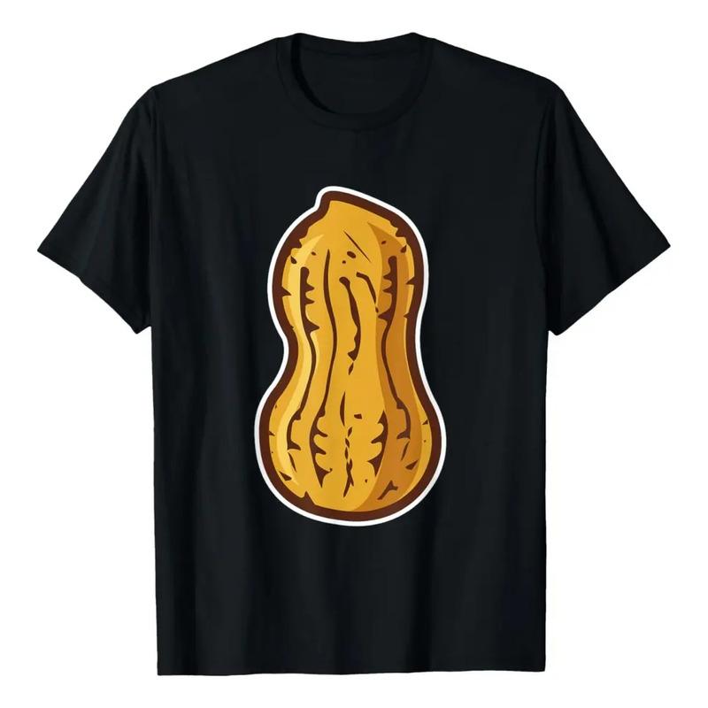 Camiseta Con Estampado De Cacahuetes, Camisa De Frutos Secos S