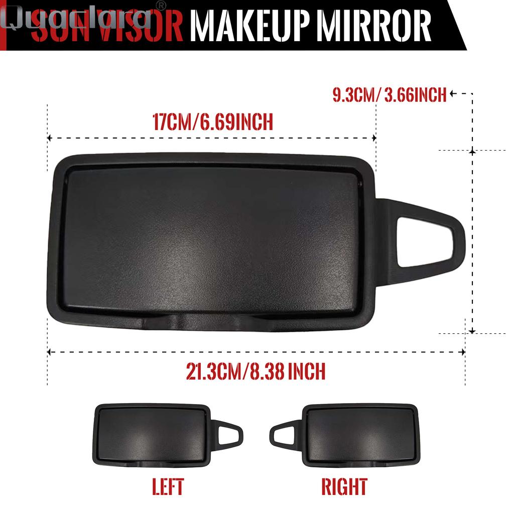 For GLE ML GL Class 2012-2024 Auto Parts Car Front Sun Shade Panel Visor Makeup Mirror Cover Replacement OE 1668100310 Kit Wind