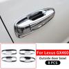 For 2010- Lexus 460 GX460 GX 400 Stainless Steel Car Door Handle Cover Frame Scratch Guard Protector Exterior Accessories