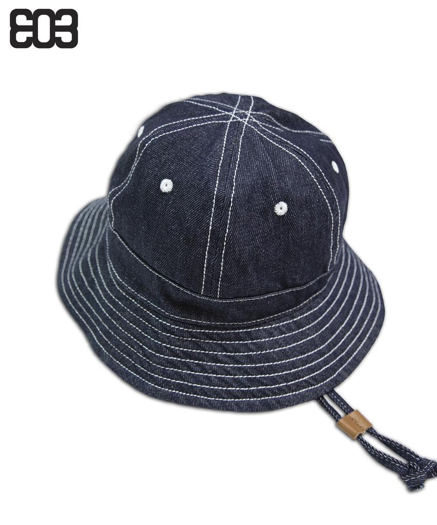 303PEOPLES Bh23030 Denim M37 Fatigue Fischerhut Blau