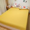 Cotton Bed Pillowcase Three-piece Plus Thick Anti-skid Protection Bed Cover Bedding Suit