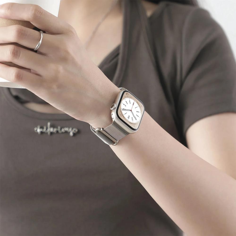 Magnetic Strap for Apple watch band series 9 8 7 6 5 4 3 SE Ultra 45mm 44mm 49mm 38 42mm 41mm 40mm correa bracelet iWatch bands