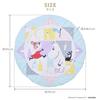 DADWAY MOOMIN BABY Moomin/Sweet Dreams Play Mat, Round, with Toy Attachment, Washable, NZMB008260000