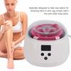 Wax Warmer Machine Professional LED Electric Hard Wax Heater with Silicone Wax Pot for Hair Removal 100‑240V EU Plug