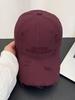 Distressed Letter Embroidered Baseball Cap For Women Oversized Wide Brim Soft Top Sun Hat