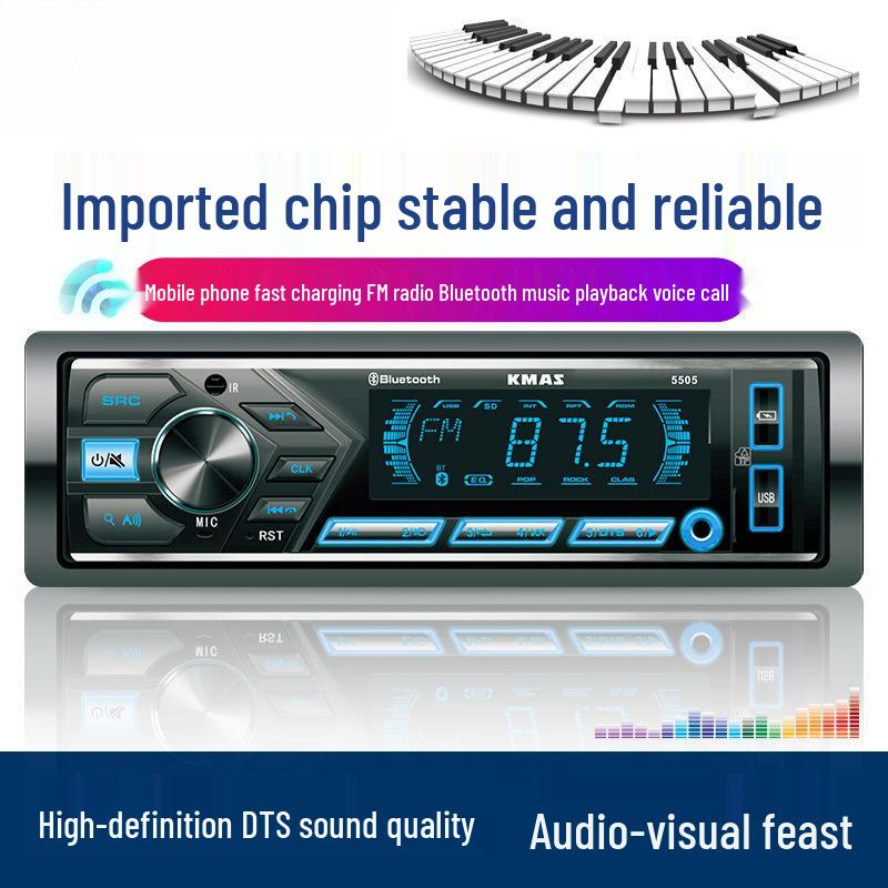 Universal Bluetooth Car Audio System with Smart Voice Control