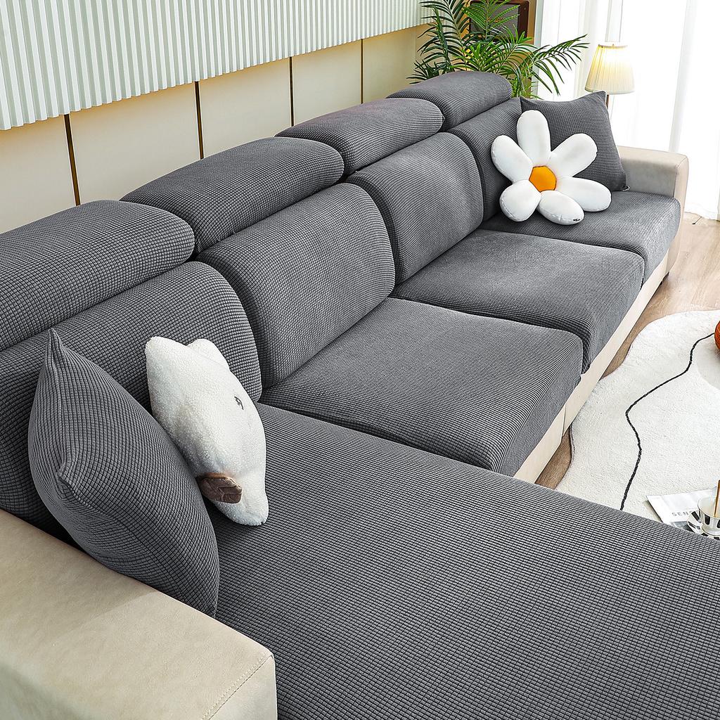Dust-proof Homestay Seat Cushion Lazy Sofa Cover Cover Summer Living Room New Simple Seat Cushion Elastic Universal Non-slip
