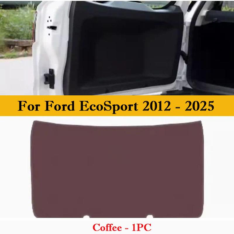 Car Trunk Door Leather Anti Kick Pad Tailgate Protective Mat Interior Cargo Liner For Ford Kuga 2019-2026 EcoSport 2012-2026