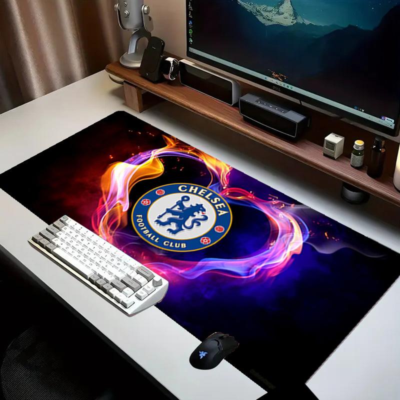 Chelsea Football Club Crest Mouse pad Office Desk Mat, Gaming Mouse Pad Mousepad, keyboard pad,Heavy-Duty Non-Slip Rubber Backing, Gift