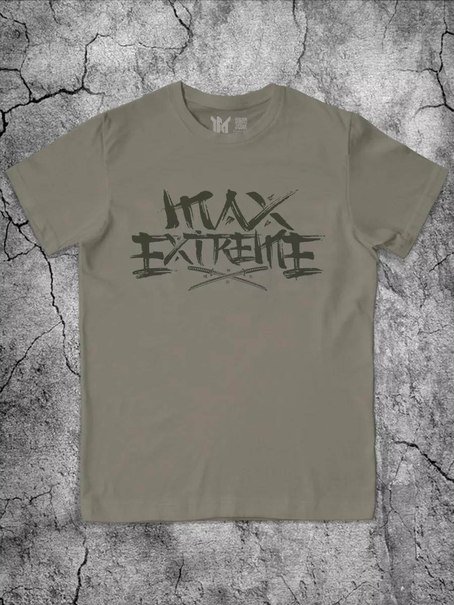 T-shirt with Japanese style logo 4XL