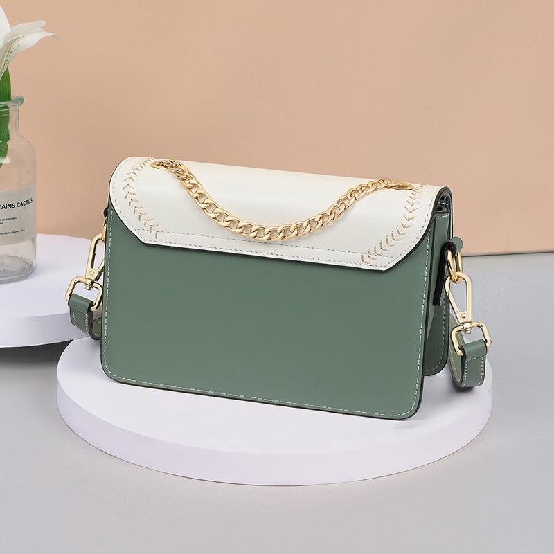 Iney bag women's messenger chain bag autumn and winter high-end light luxury leather bag new commuter bag