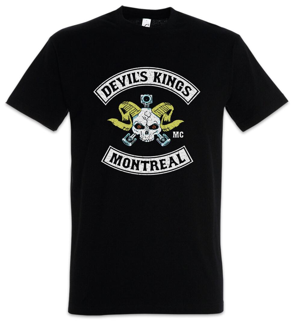 Devil Kings T-Shirt Bad Biker MC Motorcycle Blood Club Gang Patch Symbol Sign XL