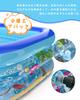 Inflatable Pool for Home Use, Kids, Double Leak-Proof, 3 Air Chambers, Heat Relief, Cushioned Bottom, IndoorRooftopBalconyGardenOutdoor Use, Family