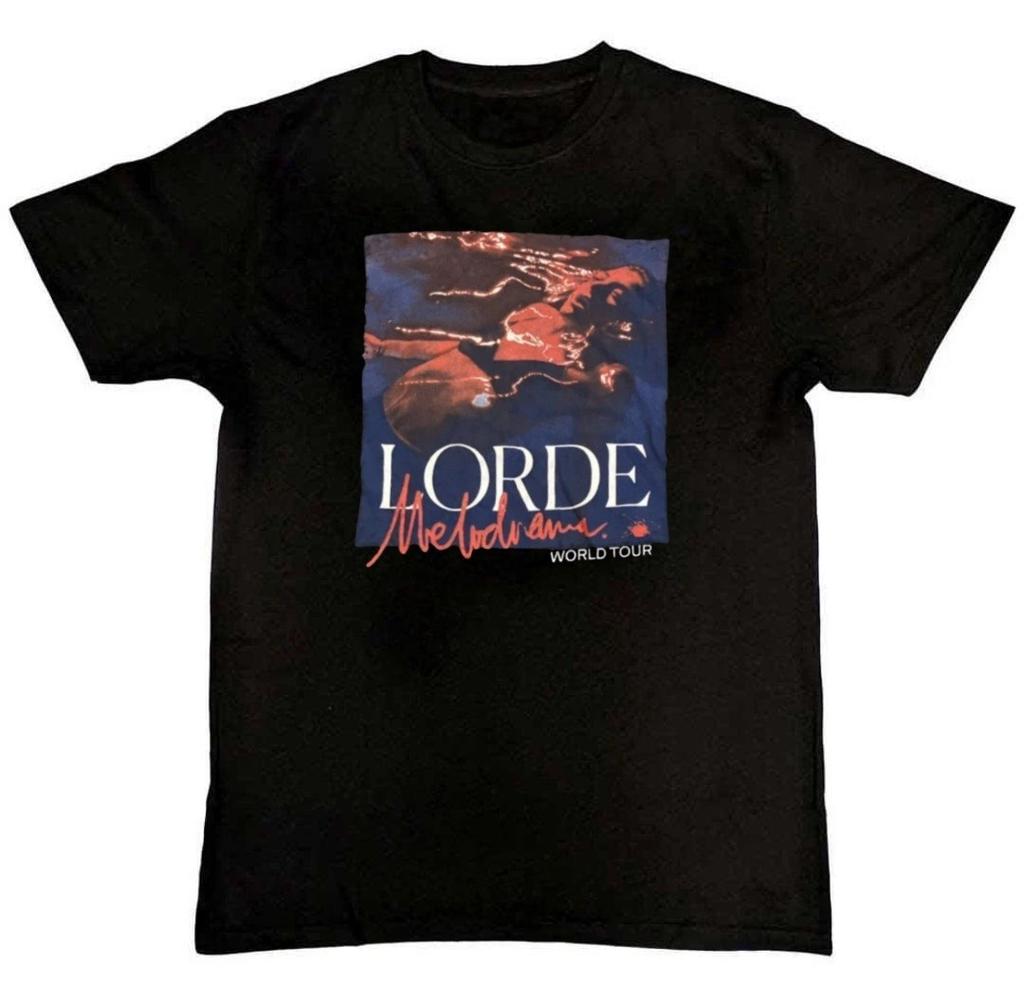 RARA Maglietta Grafica da Uomo per il Melodrama World Tour di Lorde