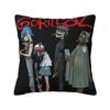 Music Band Gorillaz Punk Rock Pillow Cover Square Pillow Case Cushion Cover Vintage Pattern Pillowcases For Living Room Chair