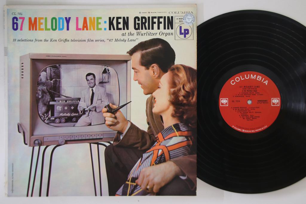LP Record KEN GRIFFIN - 67 Melody Lane CL724 COLUMBIA US Pop Used