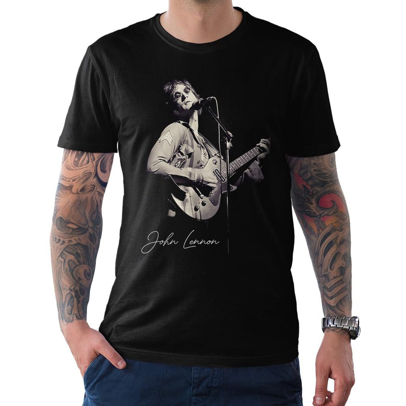 John Lennon Concert T-Shirt, Men s and Women s Sizes S