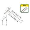 Durable 5-25cm Screen Hooks 3.2mm Thickness Supermarket Wire Mesh Hanging Hooks Stainless Steel Grid Hooks For Screen Grid
