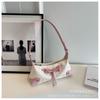 French Fashion Underarm Bag Summer Popular Small Bag Women's 2025 New Bow Crossbody Bag Shoulder Bag