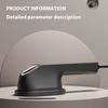 Portable Steam Iron Handheld Garment Steam Iron with Hanger Constant Temperature Heating Fast Wrinkle Remover Overheat