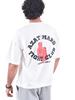 Camiseta Oversize con Estampado Azat Mard FIGHT CLUB