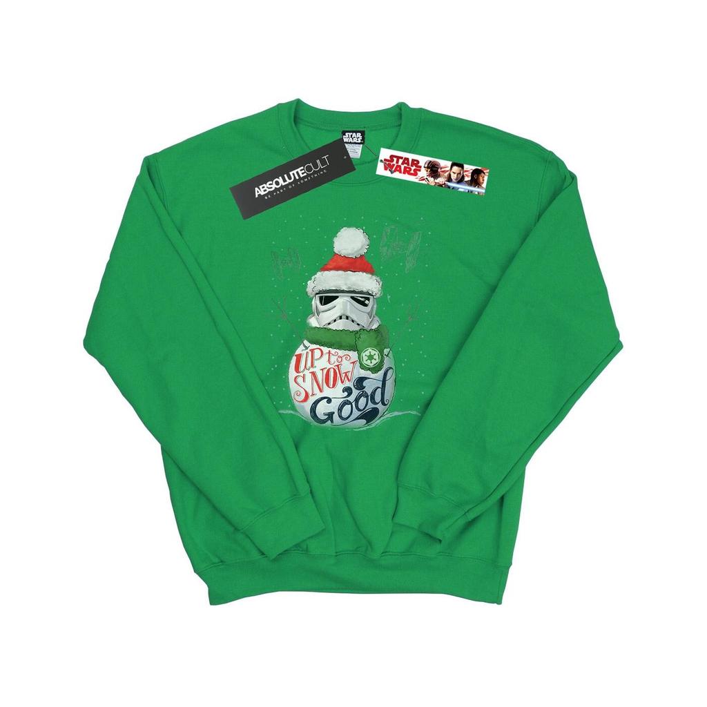 STAR WARS Mens Stormtrooper Up To Snow Good Sweatshirt