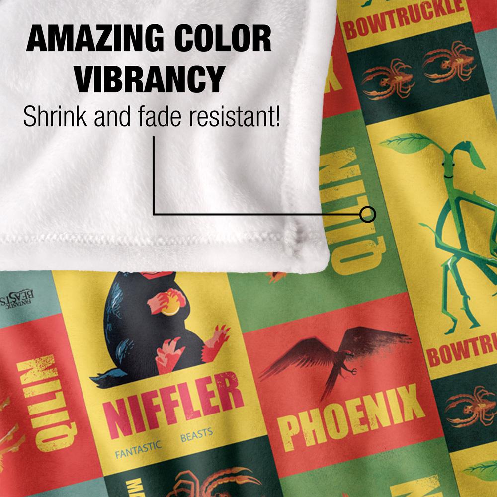 Fantastic Beasts Collage Blanket