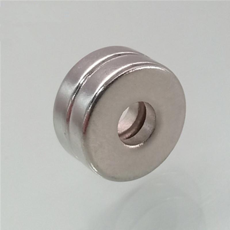 

32Pcs/Set 12 x 5mm Industrial Equipment and DIY Projects Round Shape Hole NdFeB Magnet Type A