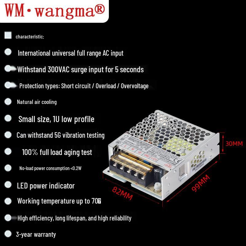 Ultra-thin DC 35W 12V Power Supply for Monitoring & 3D Printer Equipment