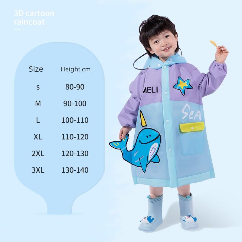 Children's Raincoat for Boys 2026 New Model Rain Shoe Set for Toddlers, Suitable for Kindergarten, Ages 1-3, 4-Year-Old Girls' Rain Poncho