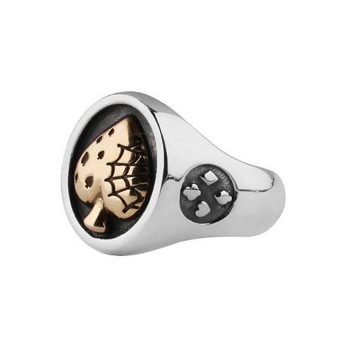 Anonymous Artisan Trump Card Suit Ring - Spade