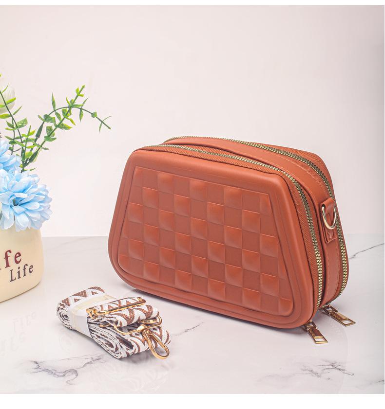 Concave and Convex Small Bag Women's 2025 New Trendy Fashion Portable Box Square One Shoulder Crossbody Small Square Bag