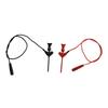 Multimeter Test Hook Clip Mini IC Hook Test Clip With Leads To 2mm Hole Socket Various Test Leads Clip Multimeters