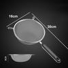 Stainless Steel Food Strainer Colander Easy To Clean Rust-Proof Matcha Sifter Small 12 14 16 20 22cm Cocktail Sieve for Kitchen