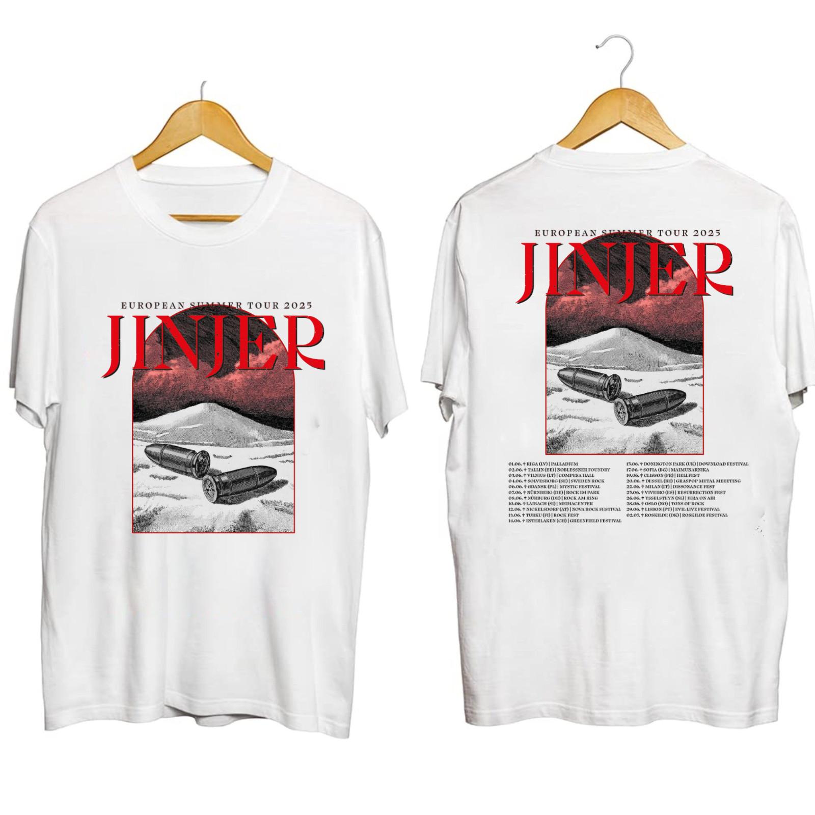 RARE! Jinjer Band Summer Tour 2026 Shirt Gift for Fans All Size S-4XL L