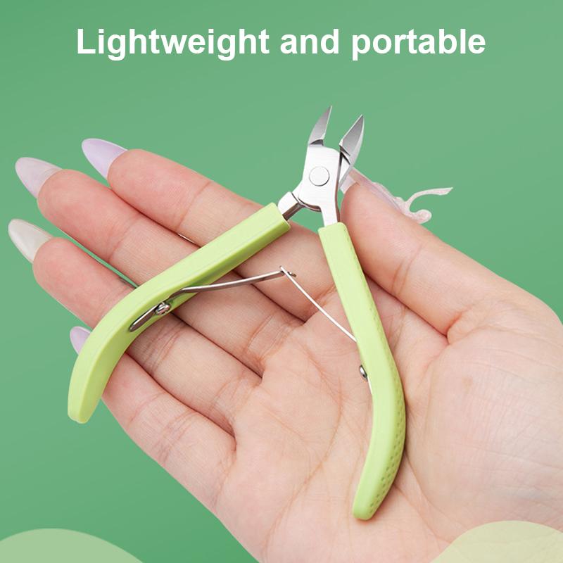 Stainless Steel Cuticle Scissors Dead Skin Remover For Nails Art Clippers Nail Scissors Manicure Curved Tip Scissor