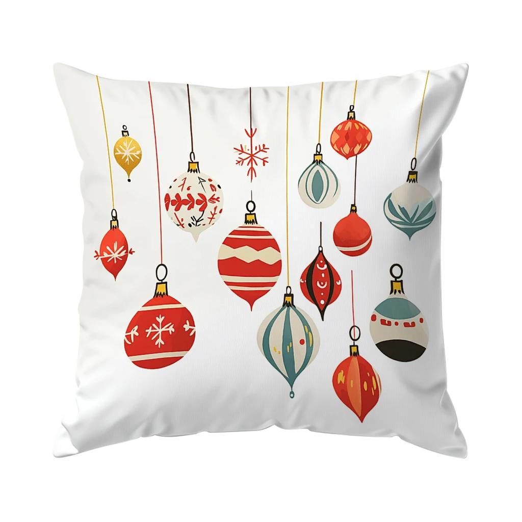 Christmas ball decoration Cushions Pillowcase Cushion Cover Throw Pillow Sofa Decoration Pillowcover Home Car Decor