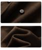 Men's Double-Sided Wool Blend Mid-Length Coat: Thickened Korean-Style Windbreaker for Autumn and Winter.
