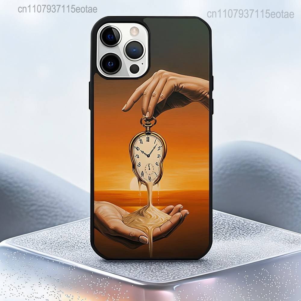S-Salvador Art D-Dali PAINTINGS Magnetic Wireless Charging Case For iPhone 11,12,13,14,15,16,17,Pro,Max,Plus Shockproof Cover