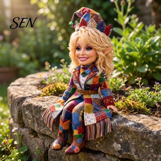 Unique Gifts for Housewarming Cute Resin Figure Ornament, Decorative Lady Statue with Patchwork Clothing Hat and Boots Small Ornaments Windowsill Home