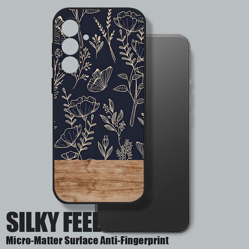Ins Butterfly Flowers Case For Samsung Galaxy S26 S25 Ultra S24 S23 S22 Plus S21 FE A15 A16 A17 A35 A36 A54 A55 A56 5G Soft Cover