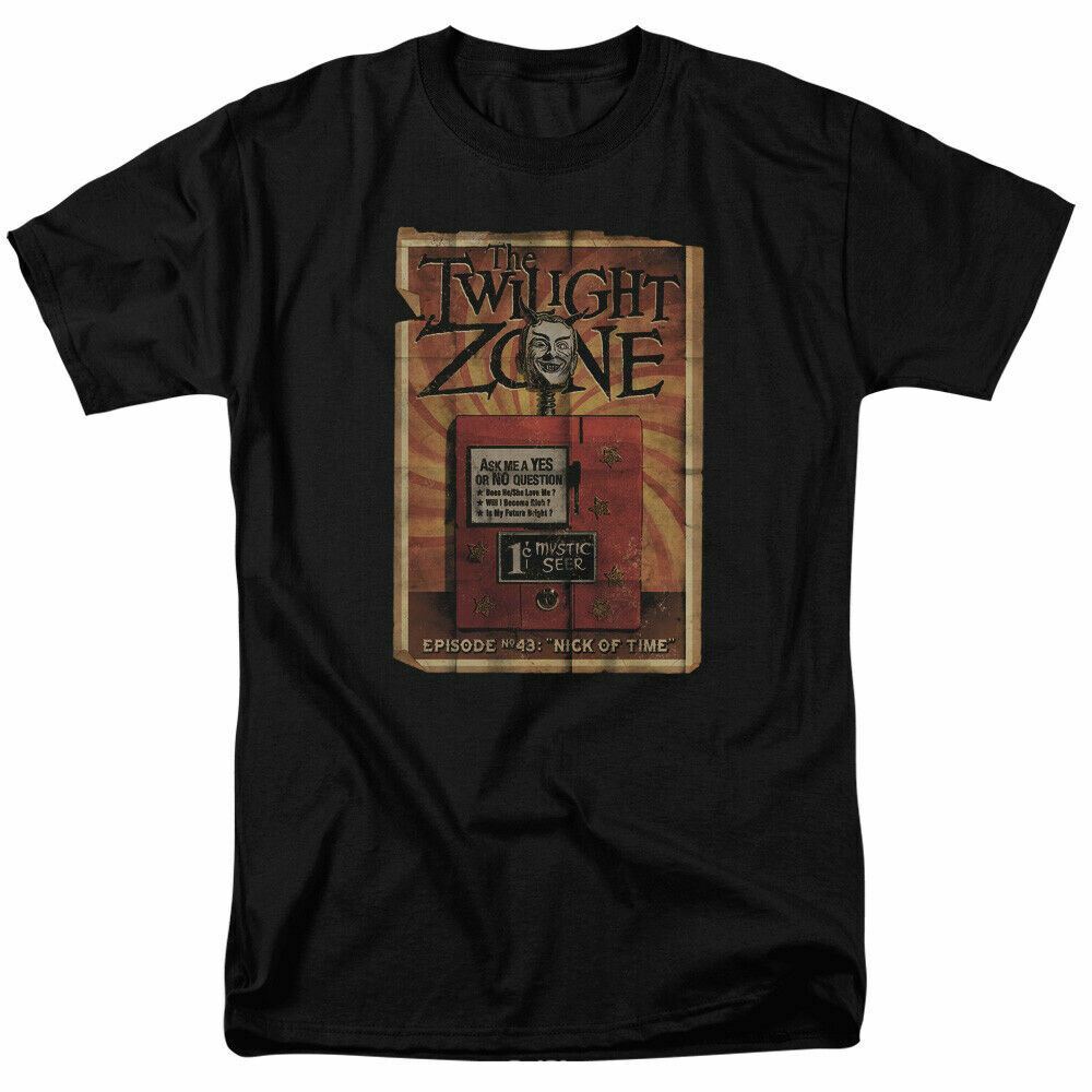 The Twilight Zone Seer T Shirt Mens Licensed Classic TV Show Black XL