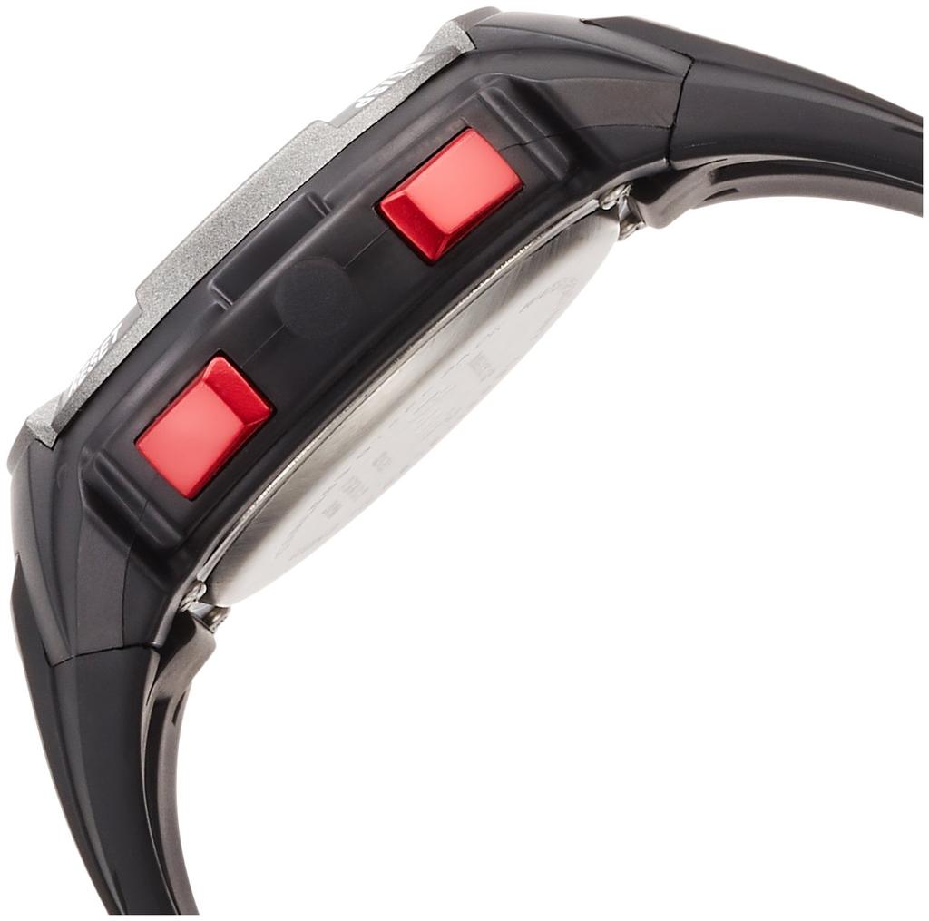 Arias AD06517RC-5 Radio-controlled Digital Dash Waterproof Multifunctional Urethane Belt Men's Black