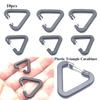 High Quality Triangle Carabiner Plastic 15/20mm Outdoor Snap Clip Tool Accessories Outdoor Tool