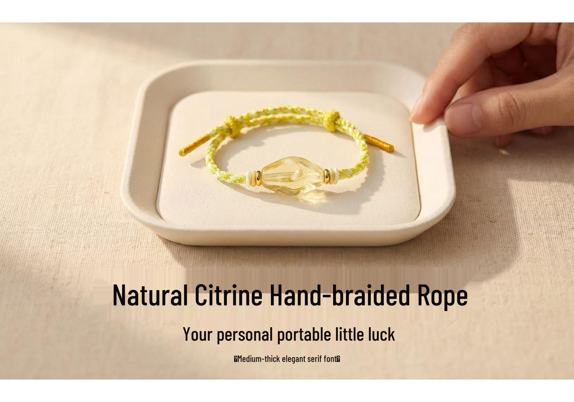 Exquisite Handmade Crystal Braided Bracelet - New Style, Personalized, Trendy Design