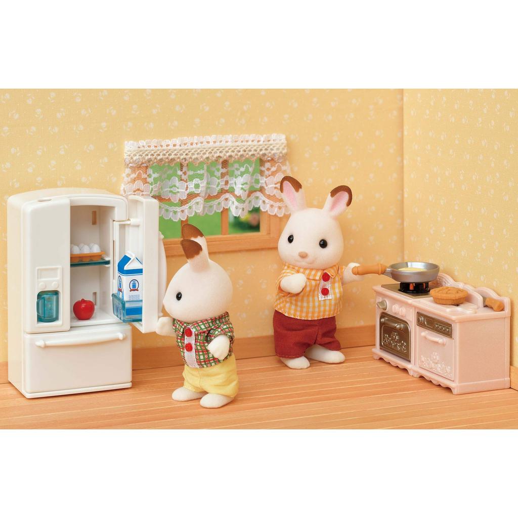 Sylvanian Families Doll/Furniture Set [Lots of Play! First Furniture Set] SE-203 ST Mark Certification For Ages 3 and Up Toy Dollhouse Sylvanian
