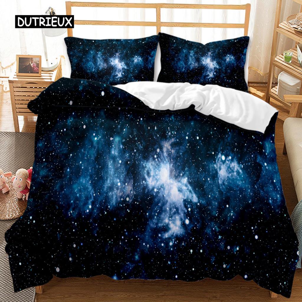 Polyester Comfortable Stylish Pattern Duvet Cover Set With Duvet Cover And Pillowcases King Queen Twin Sizes For All Ages