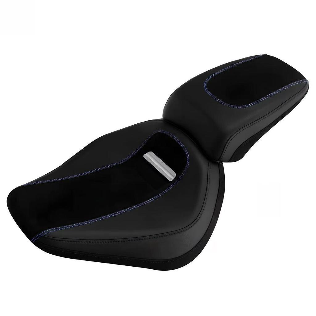 Harley Softail Breakout 18-23 Double Leather Seat for Driver & Passenger