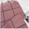 Scarf Women's Autumn and Winter New Thickened Imitation Cashmere Fringed Shawl Student  Warm Shawl
