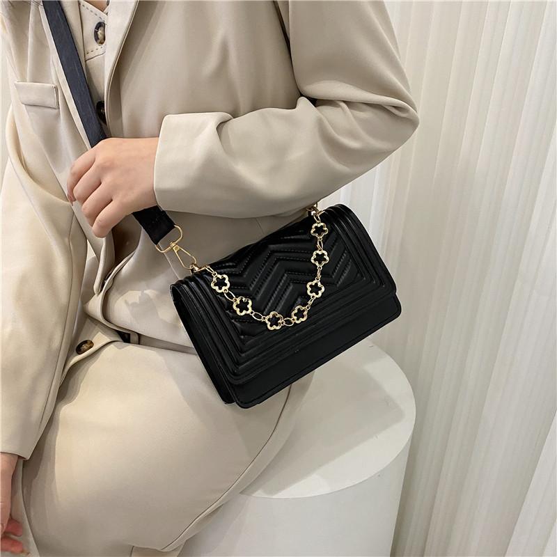 Fashion diamond handbag chain small square bag popular shoulder bag women's messenger bag women's bag